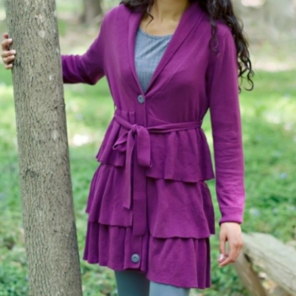 Matilda Jane lagenlook sweater button up cardigan